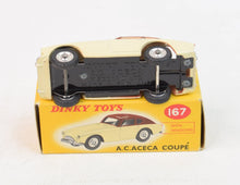 Dinky Toys 167 A.C Aceca Near Virtually Mint/Nice box (Lowline)