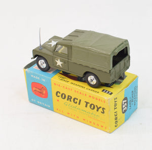 Corgi Toys 357 Land-Rover Weapons carrier Very Near Mint/Boxed