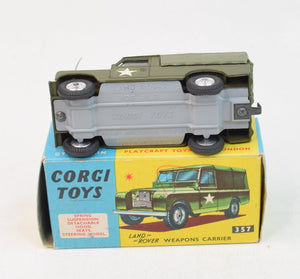 Corgi Toys 357 Land-Rover Weapons carrier Very Near Mint/Boxed