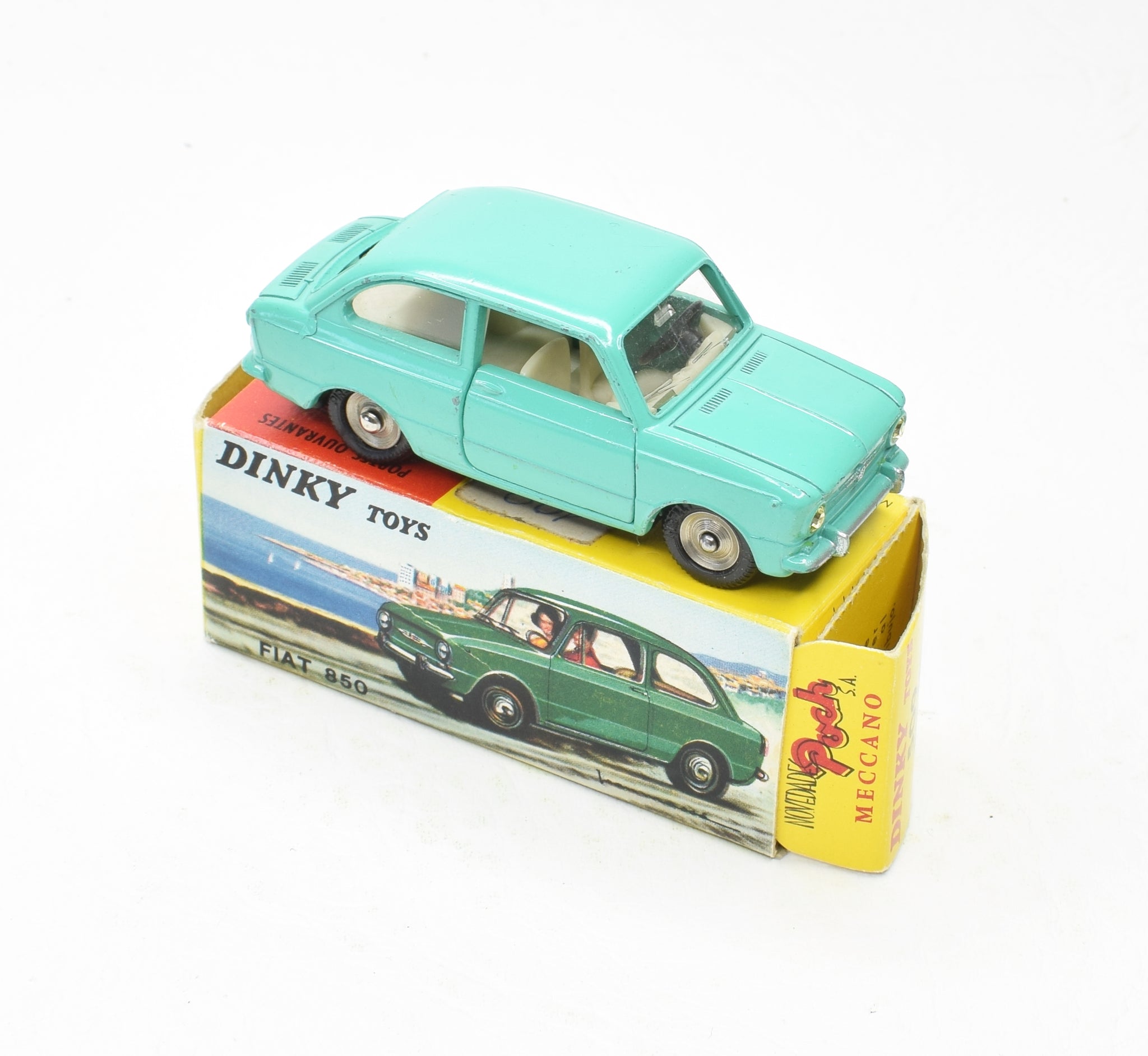 French Dinky Poch 509 Fiat 850 Very Near Mint/Boxed – JK DIE-CAST