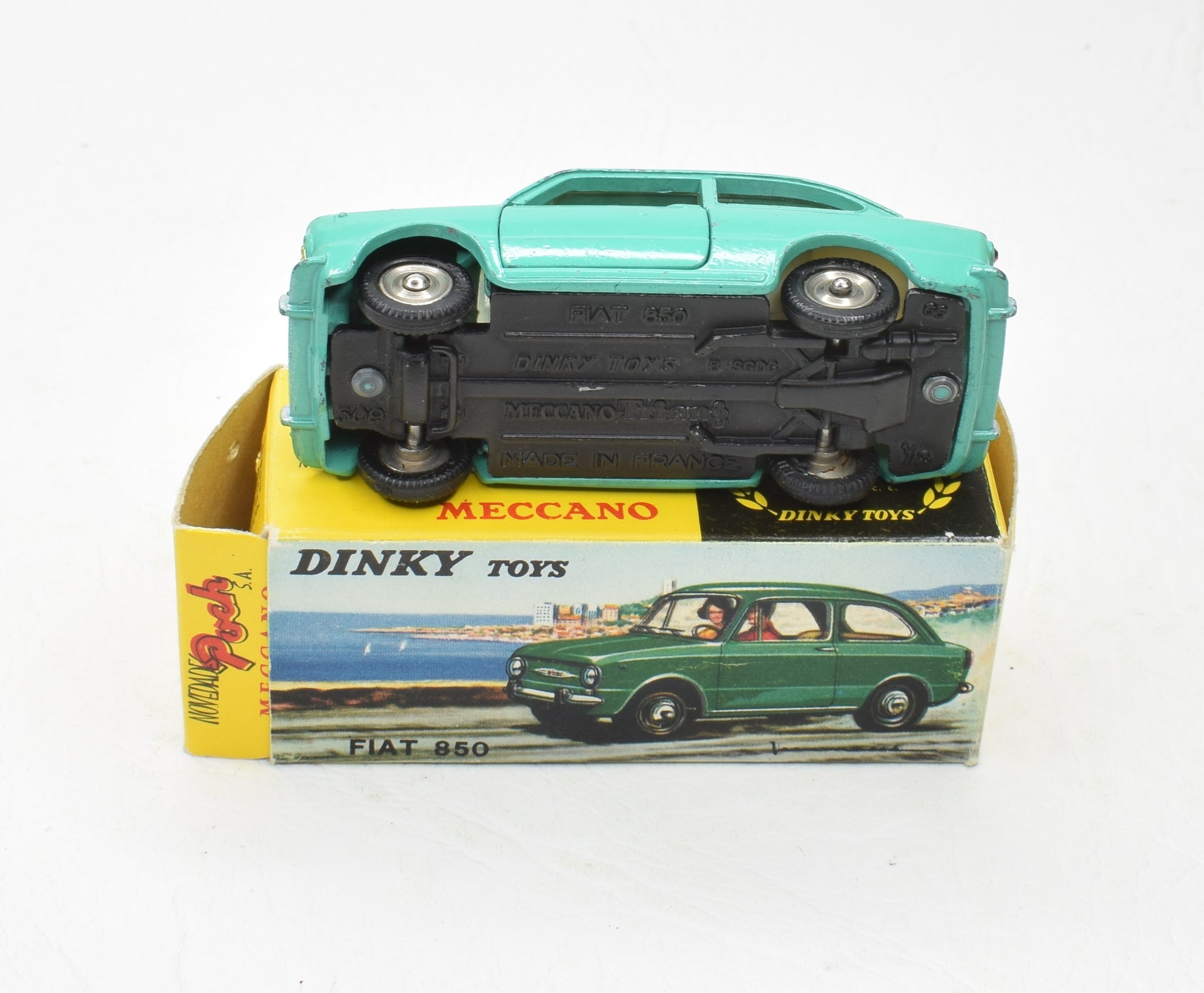 French Dinky Poch 509 Fiat 850 Very Near Mint/Boxed – JK DIE-CAST