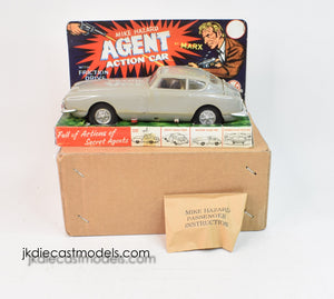 Louis Marx & co 'Hong Kong' Mike Hazard Secret Agent car 'James Bond'  Virtually Mint/Boxed