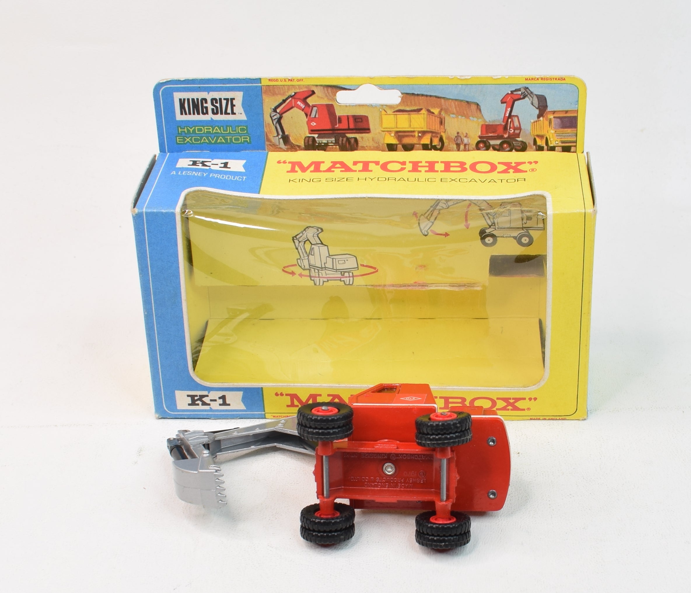 Matchbox King Size K-1 Hydraulic Excavator Mint/Boxed – JK DIE