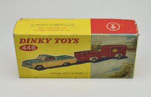Dinky Toys 448 Chevrolet Pick Up & Trailers Very Near Mint Box