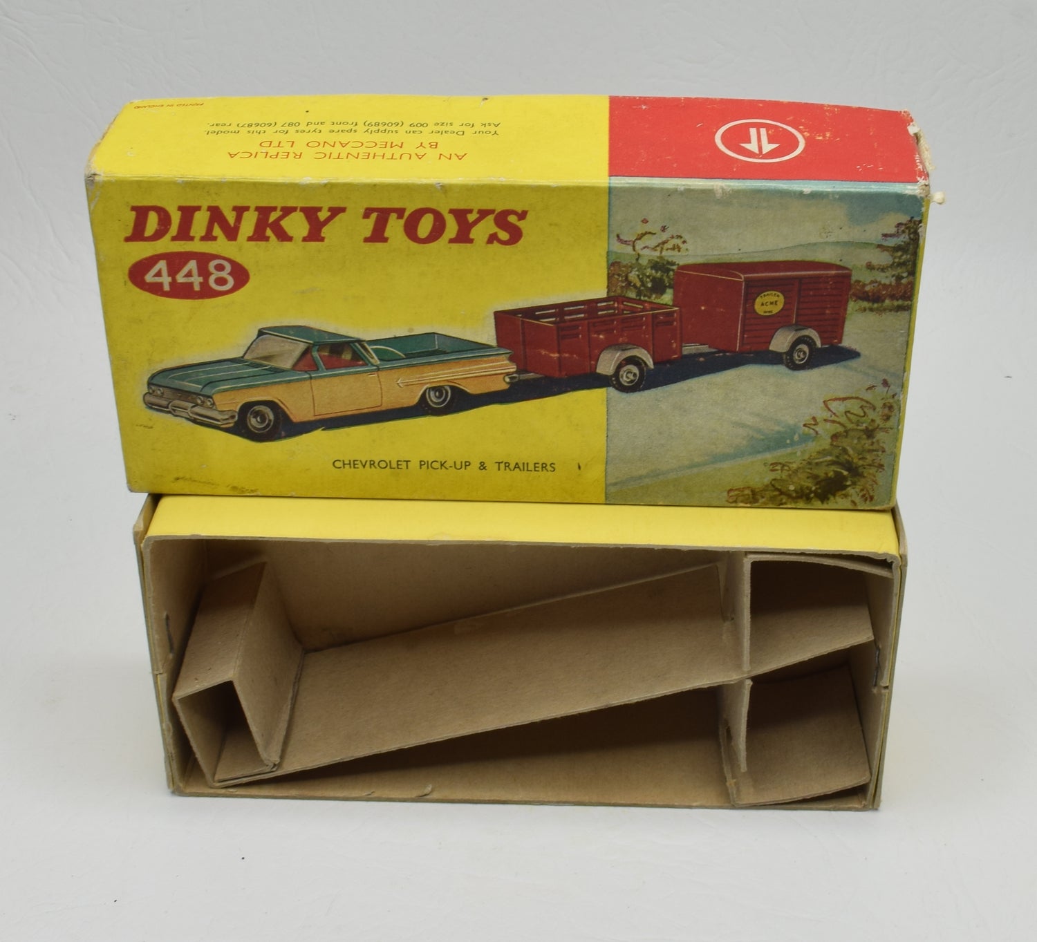 Dinky Toys 448 Chevrolet Pick Up & Trailers Very Near Mint Box