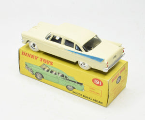 Dinky Toys 191 Dodge Royal Sedan Very Near Mint/Boxed