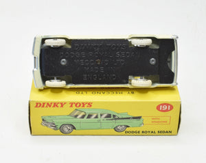Dinky Toys 191 Dodge Royal Sedan Very Near Mint/Boxed