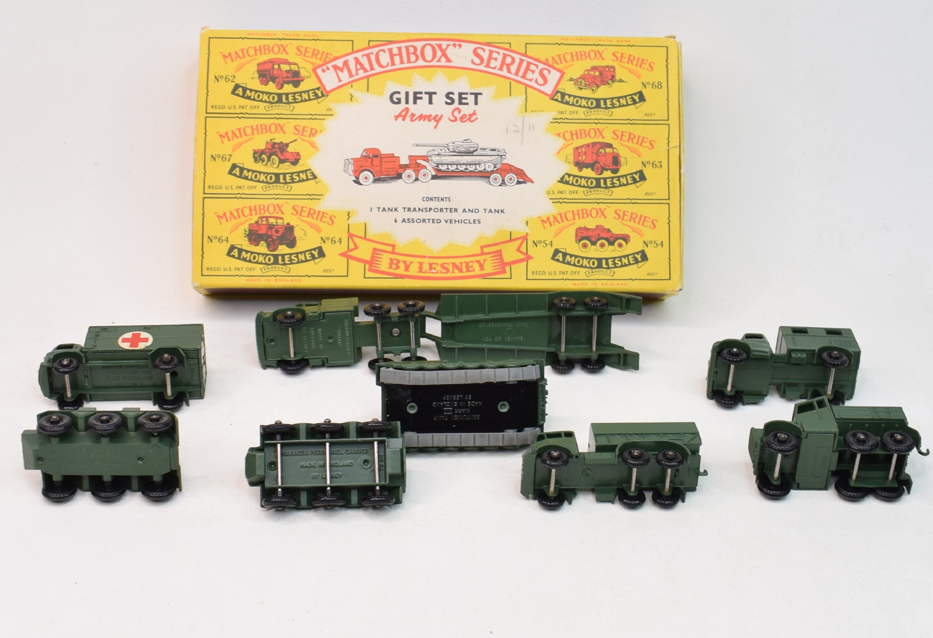 Lot 191 - A Matchbox G-3 Farm Set, eight die cast Lot 191 - A Matchbox G-3 Farm Set, eight die cast