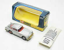Corgi Toys 270 James Bond DB5 Very Near Mint/Boxed The 'Geneva' Collection