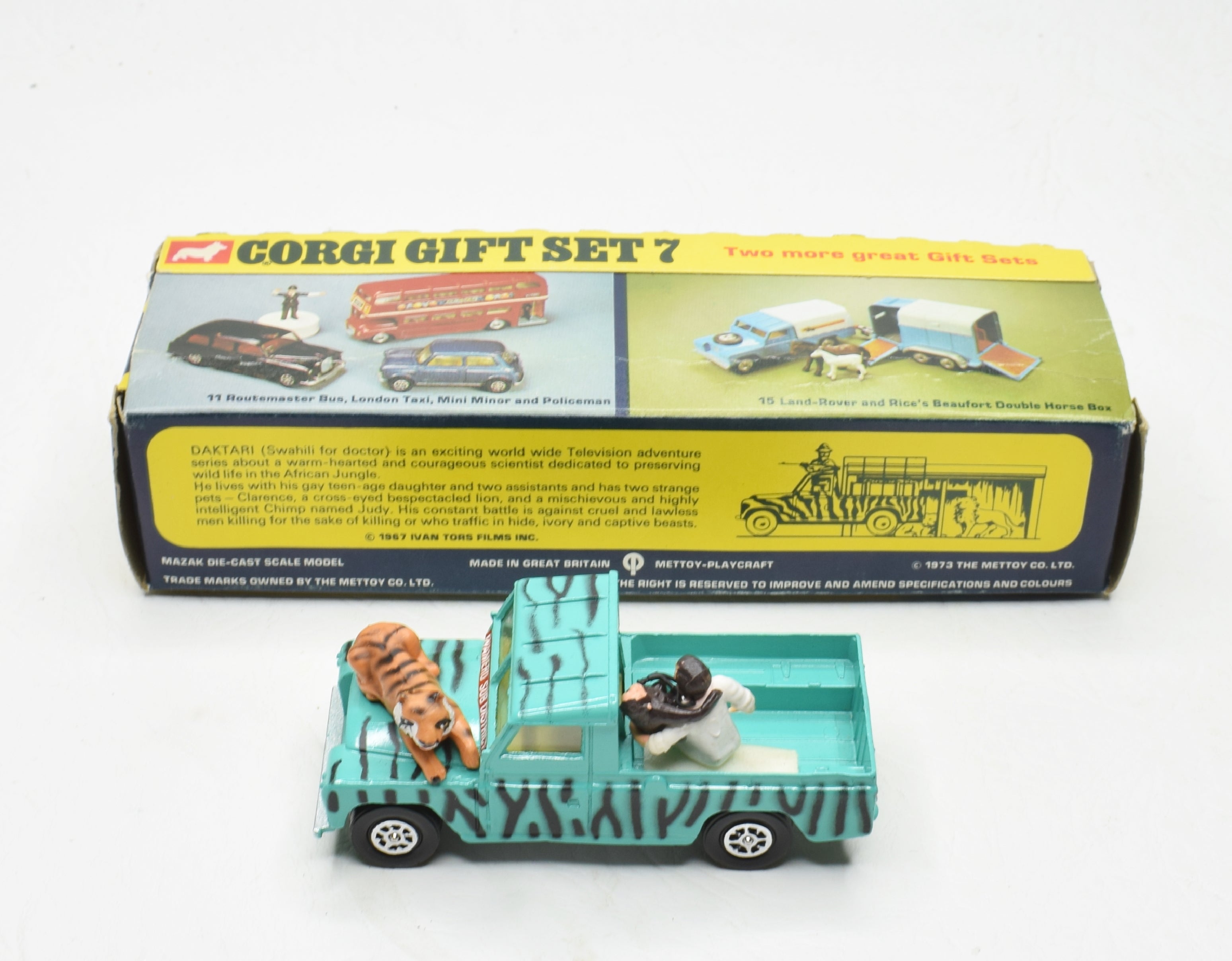 Corgi toys Gift set 7 Daktari Very Near Mint/Boxed The 'Geneva' Collec – JK  DIE-CAST MODELS