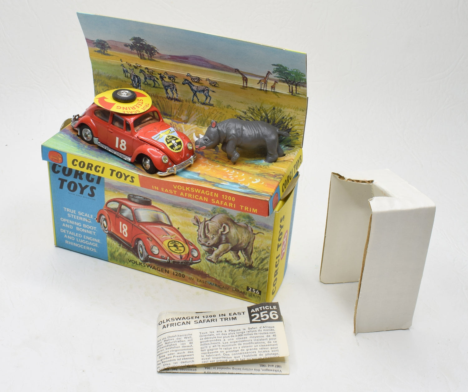 Corgi toys 256 VW East Africa Safari Virtually Mint/Boxed (Left Hand Drive) The 'Geneva' Collection