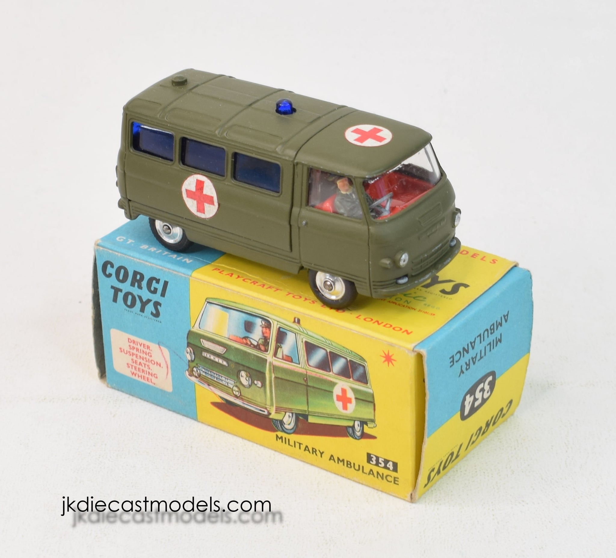Corgi toys 354 Military Commer Ambulance Virtually Mint/Boxed – JK