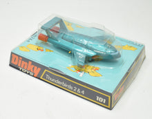 Dinky toy 101 Thunderbird 2 + 4 Virtually Mint/Boxed