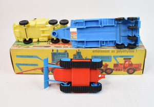 Raphael Lipkin Bulldozer et Tracteur-Remorque Virtually Mint/Boxed (yellow cab)
