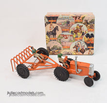 Crescent toys Tractor & Hayrake Virtually Mint/Boxed