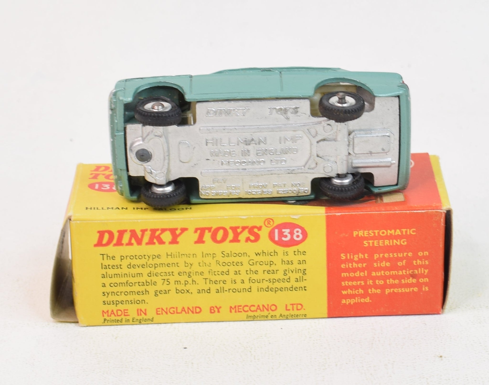 Dinky toys 138 Hillman Imp Very Near Mint/Boxed (Off white 