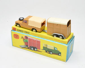 Corgi Toys Gift Set 2  Land-Rover with Rice's Trailer Virtually Near Mint/Boxed