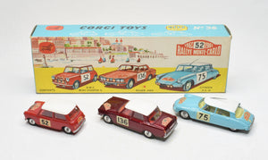 Corgi toys Gift set 38 'Monte Carlo' Very Near Mint/Boxed (The 'Geneva' Collection)