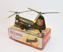 Marx Toys - Mechanical Army Helicopter Virtually Mint/Boxed