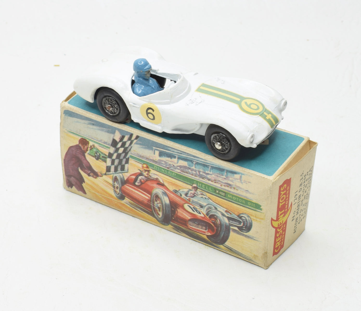 Crescent toys 1291 Aston Martin DB3s G.P Very Near Mint/Boxed (The 'Geneva' Collection)