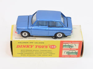 Dinky toys 138 Hillman Imp Virtually Mint/Boxed (Blue interior)