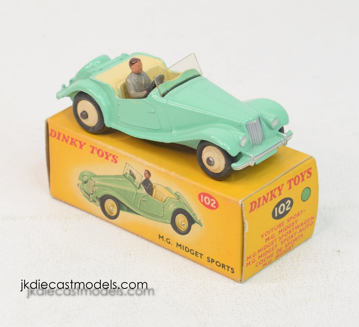 Dinky toy 102 M.G Midget Virtually Mint/Boxed
