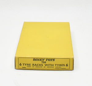 Dinky toys 786 Six tyre racks with tyres Very Near Mint/Boxed
