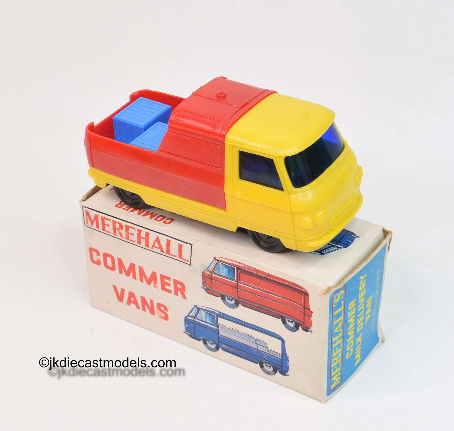 Merehall Plastic Push/Go Commer Van Mint/Boxed