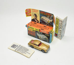 Corgi Toys 261 James Bond DB5 Virtually Mint/Boxed (Toffee Gold)