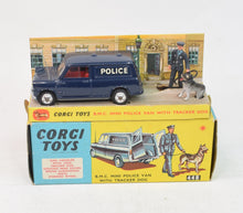 Corgi toys 448 B.M.C Mini Police Van with Tracker Very Near Mint/Boxed