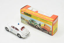 Corgi toys 373 VW 1200 'Politie'  Virtually Mint/Boxed (Model specific leaflet)