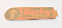 Dinky toys Point of Sale Sticker 'Finley' Collection