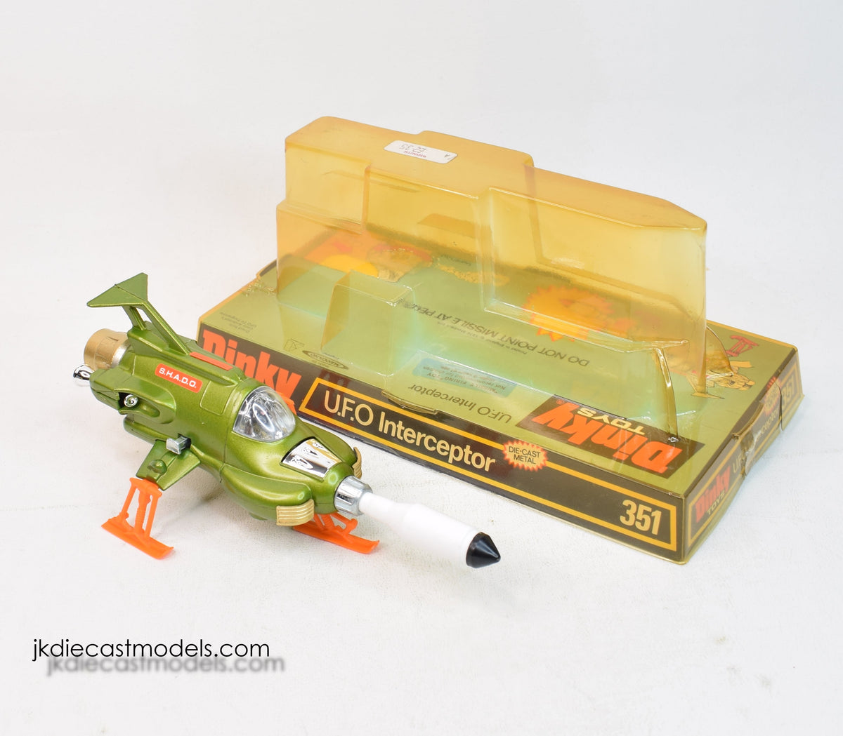 Dinky toys 351 SHADO UFO Interceptor Virtually Mint/Boxed 'Finley' Collection