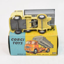 Corgi toys 460 E.R.F Cement Tipper Very Near Mint/Boxed (Lighter yellow)