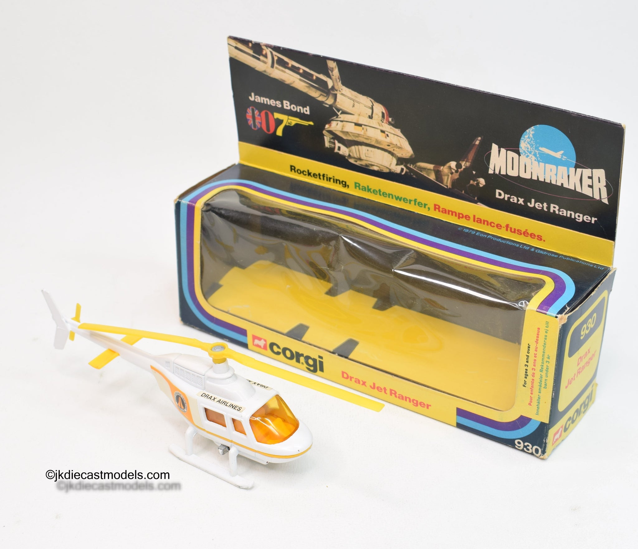 Corgi 924 Bell 205 Rescue Helicopter, Mint in Original Box | DB Collectables Corgi 924 Bell 205 Rescue Helicopter, Mint in Original Box | DB Collectables