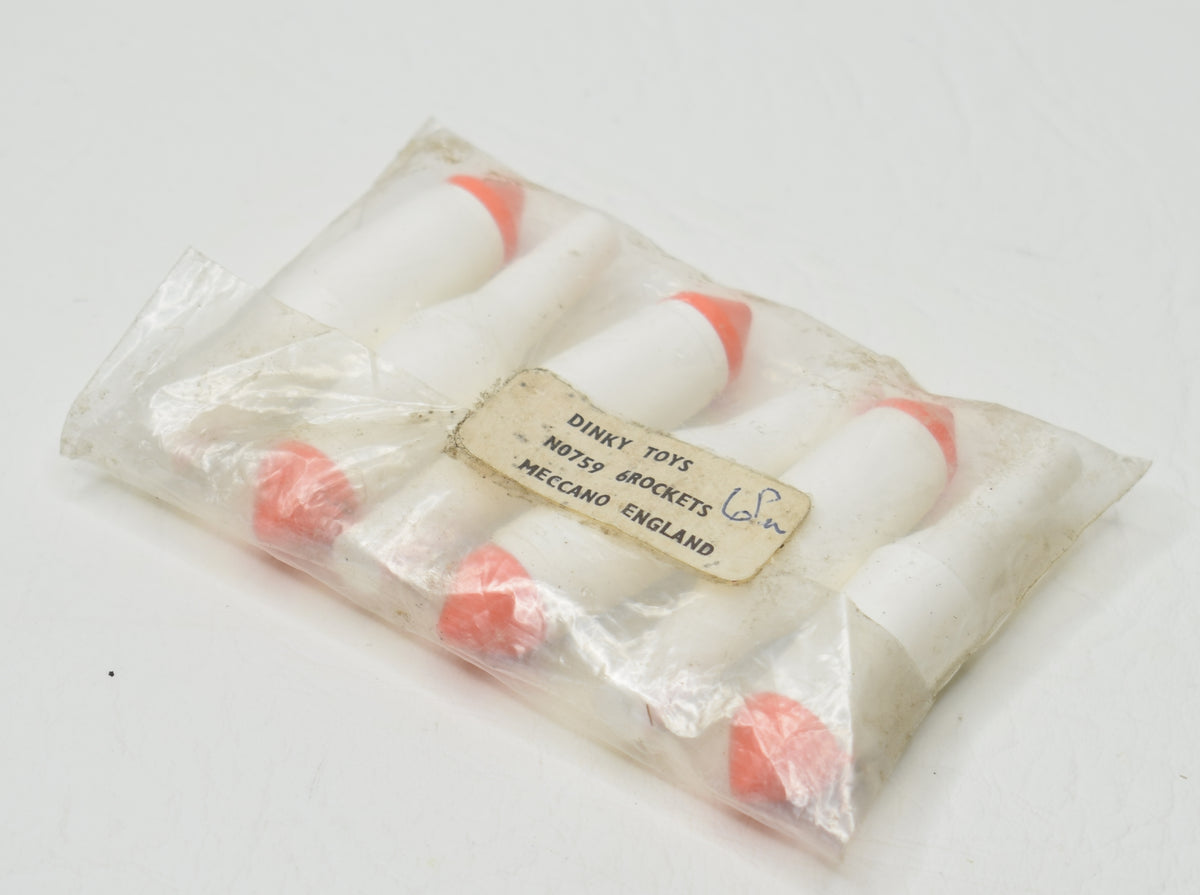Dinky toy N0759 6 x U.F.O Interceptor missiles 'Brecon' Collection Part 2