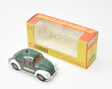Corgi toys 373 VW 1200 'Polizei' Very Near Mint/Boxed The 'Geneva' Collection