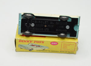 Dinky toys South African  449 El Camino Pick-Up Truck Very Near Mint/Boxed