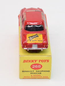 Dinky 268 Renault Dauphine Minicab Mint/Lovely box