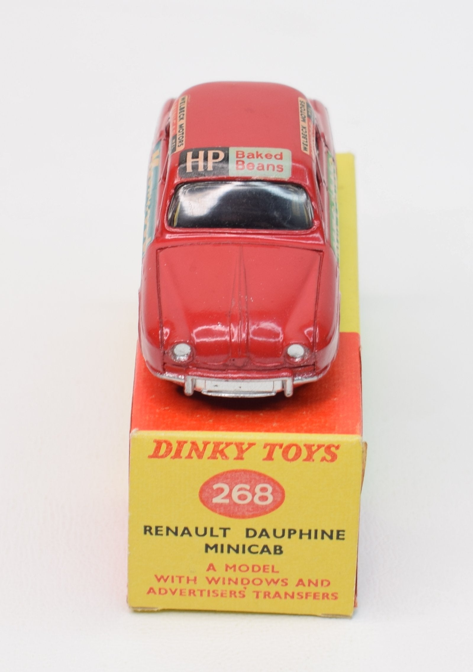 Lot 80 - A DINKY No 268 Renault Dauphine Minicab - red Lot 80 - A DINKY No 268 Renault Dauphine Minicab - red