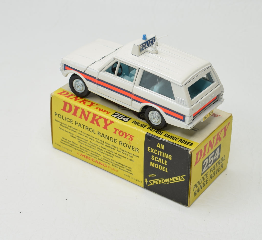 Dinky toys 254 Police Range Rover Virtually Mint/Boxed – JK DIE-CAST MODELS