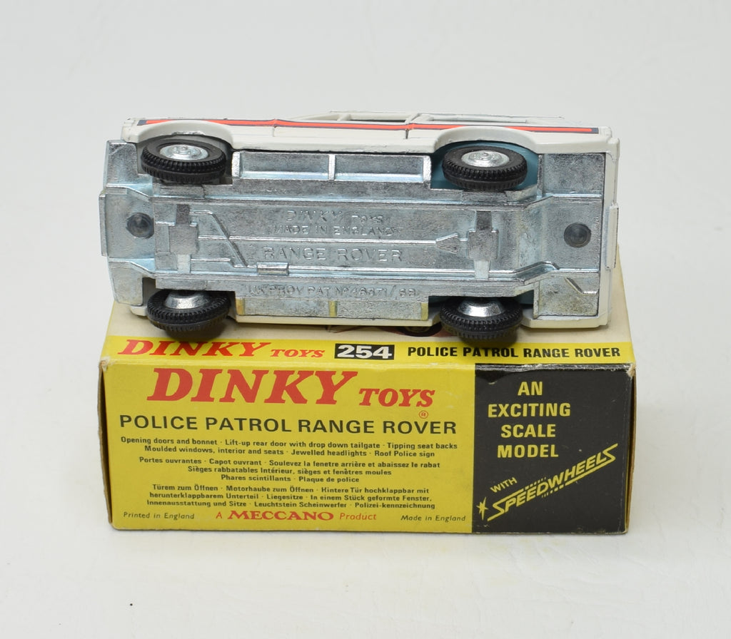 Dinky toys 254 Police Range Rover Virtually Mint/Boxed – JK DIE-CAST MODELS