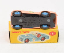 Dinky toys 111 Triumph Tr2 Virtually Mint/Boxed