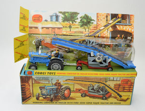 Corgi Toys Gift Set 47 Ford 5000 with Conveyor Very Near Mint/Boxed