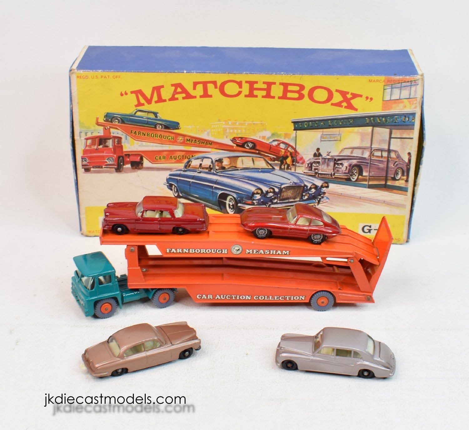 Matchbox G-2 Car Transporter gift set Virtually Mint/Boxed