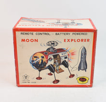 YONEZAWA - BATTERY OPERATED REMOTE CONTROL TINPLATE MOON EXPLORER M-27