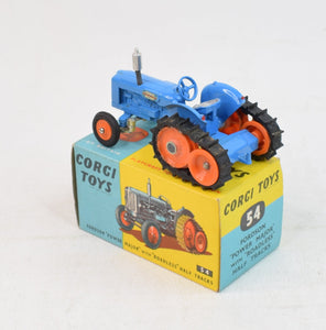 Corgi Toys 54 Fordson 'Power Major' Virtually Mint/Nice box (Internally cast headlights) “The Winchester Collection”