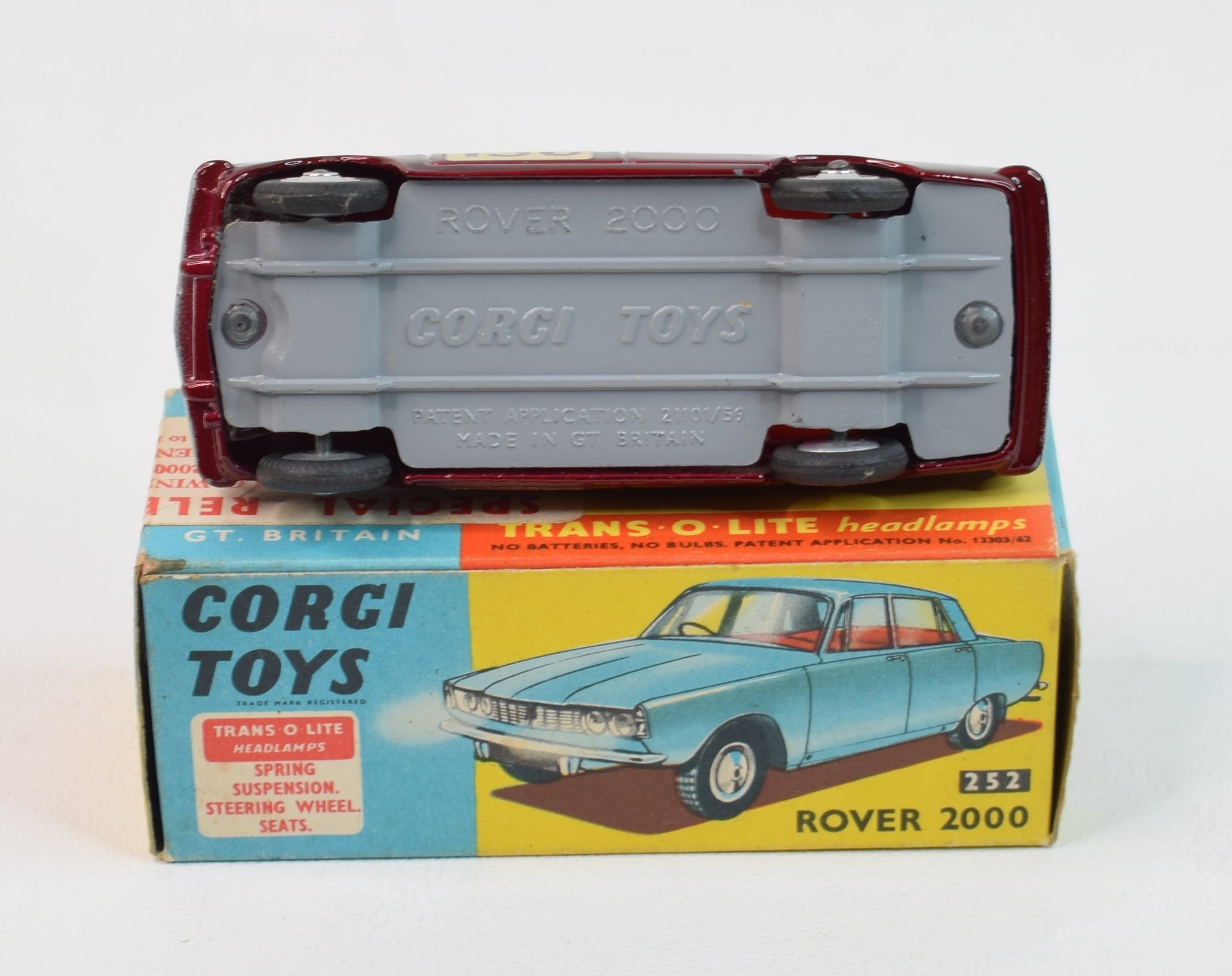 Corgi toys 322 Rover 2000 Monte Carlo Very Near Mint/Boxed – JK 