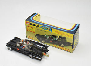 Corgi toys 267 Batmobile Virtually Mint/Boxed (Clear screens/Swedish script)