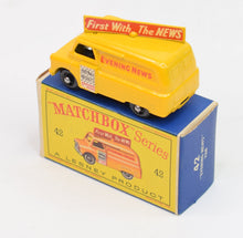 Matchbox Lesney 42 Evening news BPW - Virtually Mint/Boxed